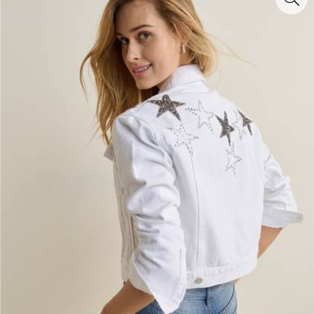 NWOT Venus star detail denim jacket